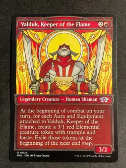 MTG Valduk, Keeper of the Flame, NM-Mint, (MUL #0024) Regular - Image 1
