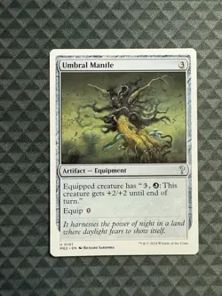 MTG Umbral Mantle #0101 White Border Uncommon Mystery Booster 2 (MB2) - Image 1