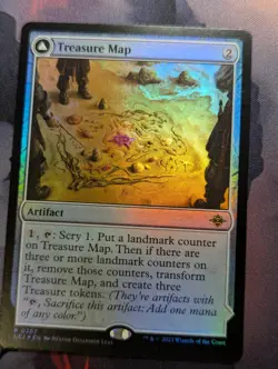 Treasure Map - LCI - 0267 - MTG - TCG Card - FOIL - Image 1