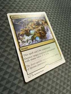 MTG Abrupt Decay #0078 White Border Rare Mystery Booster 2 (MB2) - Image 2