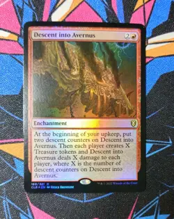 Descent into Avernus NM Foil MTG Battle for Baldur's Gate CLB Unplayed Magic - Image 1