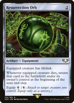 Resurrection Orb - Universes Beyond: Warhammer 40K MTG Magic - Near Mint - Image 1