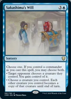 Sakashima's Will - Near Mint MTG Commander Legends - Image 1