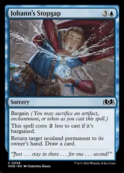 Johann's Stopgap - Wilds of Eldraine WOE- MTG - NM Magic - 58 C - Image 1