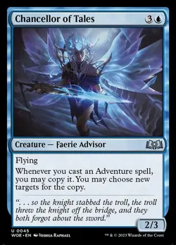 Chancellor of Tales - Wilds of Eldraine WOE- MTG - NM Magic - 45 U - Image 1