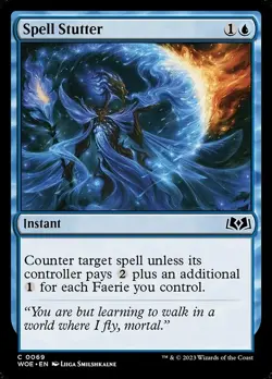 Spell Stutter - Wilds of Eldraine WOE- MTG - NM Magic - 69 C - Image 1