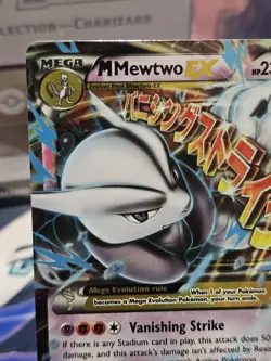 M Mega Mewtwo Ex 63/162 XY Breakthrough NM Pokemon card - Image 2