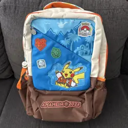 2025 Pokemon World Championships Anaheim Competitor Backpack BRAND NEW - Image 1