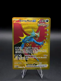 Pokemon Roaring Moon ex Gold Hyper Rare Paradox Rift 262/182 - Image 1