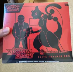 Pokemon TCG Destined Rivals Pokemon Center Elite Trainer Box ETB SEALED - Image 1
