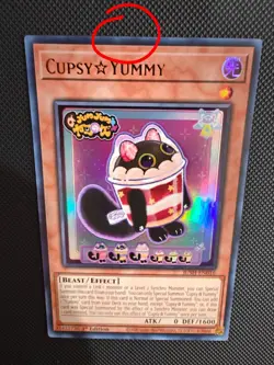 Cupsy Yummy JUSH-EN016 Justice Hunters 1st Edition UR Ultra Rare LP Top Blemish - Image 1