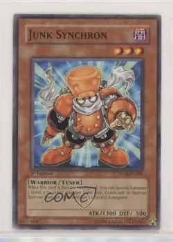 Junk Synchron 1st Ed. YuGiOh Yusei Fudo Duelist Pack #DP08-EN001 2009 - Image 1