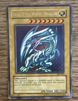 Blue-Eyes White Dragon - YuGiOh - Unlimited - SDK-001 - LP - Image 1