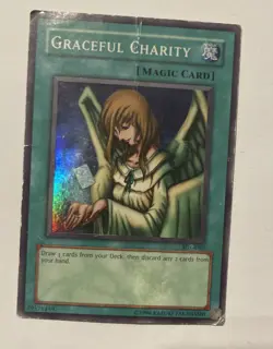 Yu-Gi-Oh! Graceful Charity SDP-040 Super Rare YuGiOh Card - Unlimited - Image 1