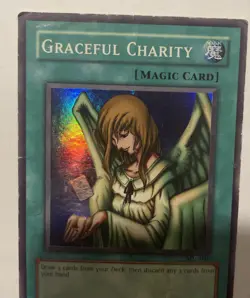 Yu-Gi-Oh! Graceful Charity SDP-040 Super Rare YuGiOh Card - Unlimited - Image 3