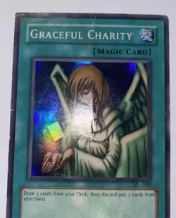 Yu-Gi-Oh! Graceful Charity SDP-040 Super Rare YuGiOh Card - Unlimited - Image 5