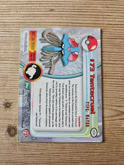 Topps 1999 Tentacruel 73 Green Logo Pokemon Card - Image 2