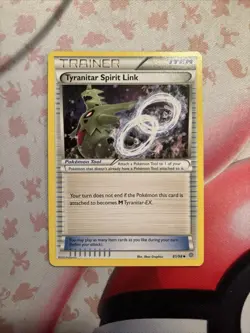 🚀Tyranitar Spirit Link 81/98 Uncommo Mint Pokemon Card : XY07: MINT - Image 1