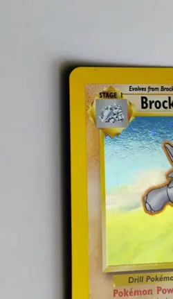 Pokemon Brock’s Rhydon 2/132 Holo Rare Gym Heroes WOTC Card - Image 5