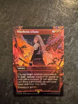 Nibelheim Aflame (Borderless) Final Fantasy Foil - Image 1