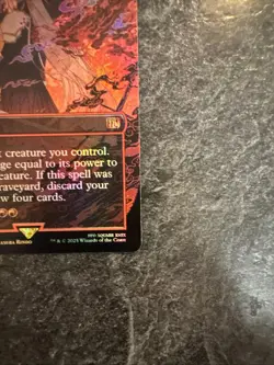 Nibelheim Aflame (Borderless) Final Fantasy Foil - Image 2