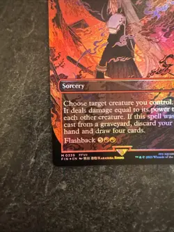 Nibelheim Aflame (Borderless) Final Fantasy Foil - Image 3