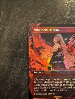 Nibelheim Aflame (Borderless) Final Fantasy Foil - Image 4