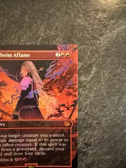 Nibelheim Aflame (Borderless) Final Fantasy Foil - Image 5