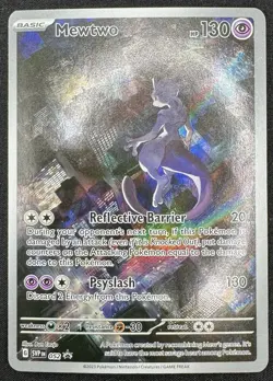 Mewtwo ex 052 Promo Alt Art Special Illustration Rare 151 Pokemon Card - Image 1