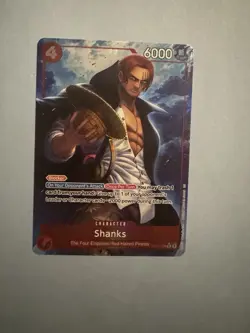 One Piece Card Game TCG Shanks OP12-008 Alt Art M/NM Condition - Image 1