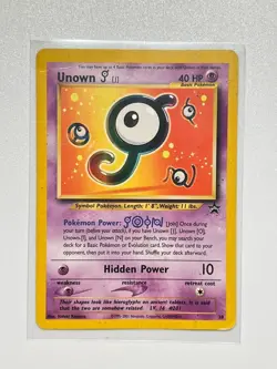 Unown (J) 38/53 Promo Regular Pokemon Card - Image 1