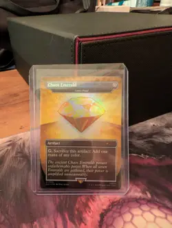 Chaos Emerald (Lotus Petal) Yellow MTG Secret Lair Sonic Bonus Card NM - Image 2