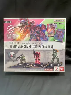 Gundam Card Game Start Deck ST03A Gundam Assemble Set Zeon's Rush / Bandai - Image 1