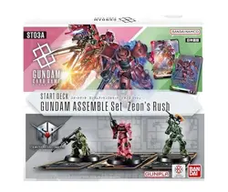 Gundam Card Game Start Deck ST03A Gundam Assemble Set Zeon's Rush / Bandai - Image 3