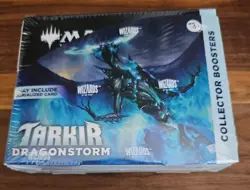 Tarkir Dragonstorm Collector Booster Box Magic the Gathering New Sealed - Image 1