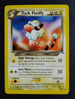 Dark Flaaffy 34/105 Neo Destiny Non-Holo NM Vintage Pokemon Card - Image 1
