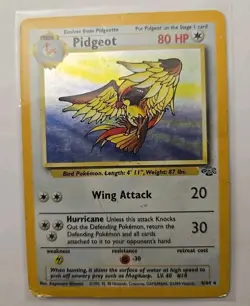 Vintage Pokemon Card Lot - Lapras Holo (Fossil) & Pidgeot Holo (Jungle) Damaged - Image 3