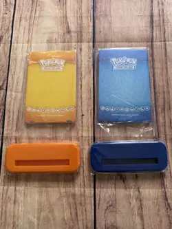 Pokemon TCG Ultra Pro Magnetic Card Protector Case Display Base Stand Lot Of 2 - Image 1