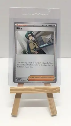 Pokemon TCG, Rika 172/182 - Paradox Rift - Trainer Card FRESHLY PULLED FREE SHIP - Image 1