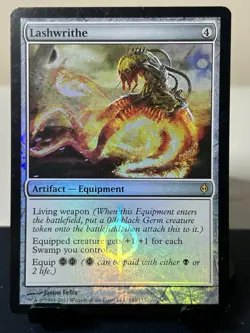 MTG: Lashwrithe : New Phyrexia Foil Rare Artifact - Image 1