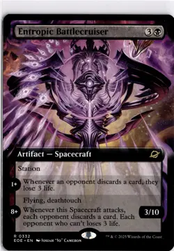 MTG Entropic Battlecruiser (Extended Art) R Edge of Eternities 332 NM Non-Foil - Image 1