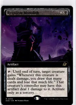 MTG Requiem Monolith (Extended Art) R Edge of Eternities 333 NM Non-Foil - Image 1