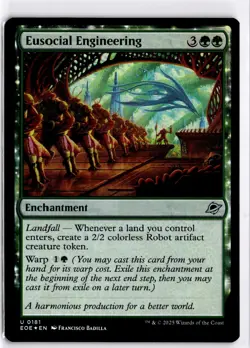 MTG Eusocial Engineering Foil U Edge of Eternities 181 NM - Image 1