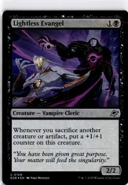 MTG Lightless Evangel Foil U Edge of Eternities 109 NM Magic The Gathering - Image 1