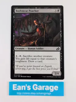 MTG Bushmeat Poacher 077/274 IKO Ikoria: Lair of Behemoths common - Mint - Image 1