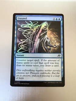 Unravel - 83 - MTG: Edge of Eternities - Uncommon - FOIL - Image 1