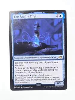 MTG The Reality Chip : Kamigawa: Neon Dynasty Regular Rare NM #2670 - Image 1