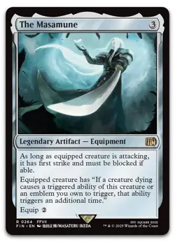 The Masamune #264 (NM) Final Fantasy FIN Magic MTG - Image 1