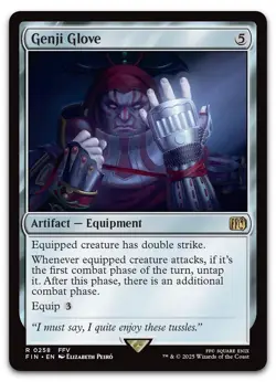 Genji Glove #258 (NM) Final Fantasy FIN Magic MTG - Image 1