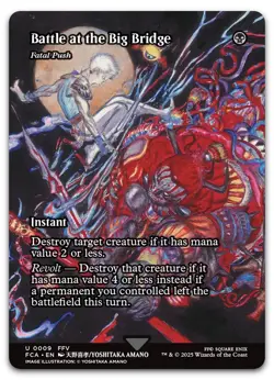 Battle at the Big Bridge - Fatal Push (Showcase) #9 NM Final Fantasy Magic MTG - Image 1